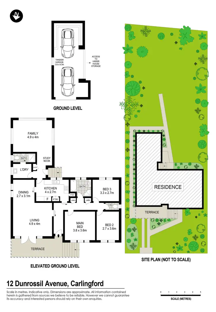 Floorplan of Homely house listing, 12 Dunrossil Avenue, Carlingford NSW 2118
