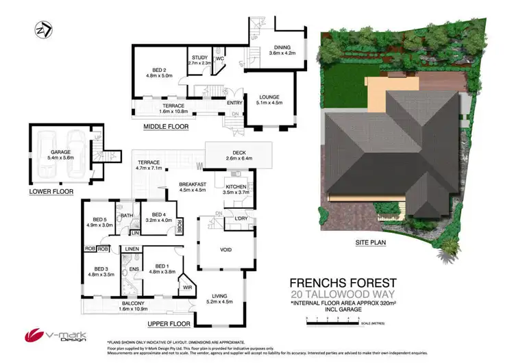 Floorplan of Homely house listing, 20 Tallowood Way, Frenchs Forest NSW 2086