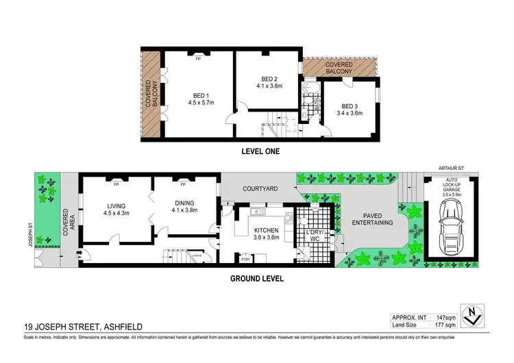 Floorplan of Homely house listing, 19 Joseph Street, Ashfield NSW 2131