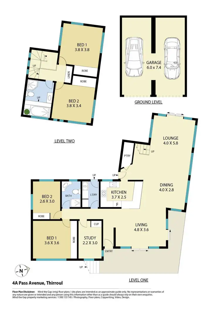 Floorplan of Homely house listing, 4a Pass Avenue, Thirroul NSW 2515