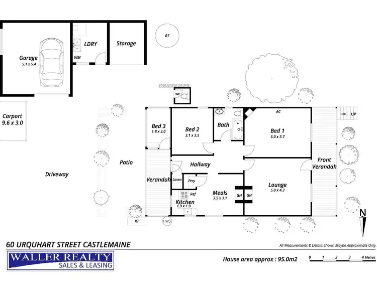 Floorplan of Homely house listing, 60 Urquhart Street, Castlemaine VIC 3450