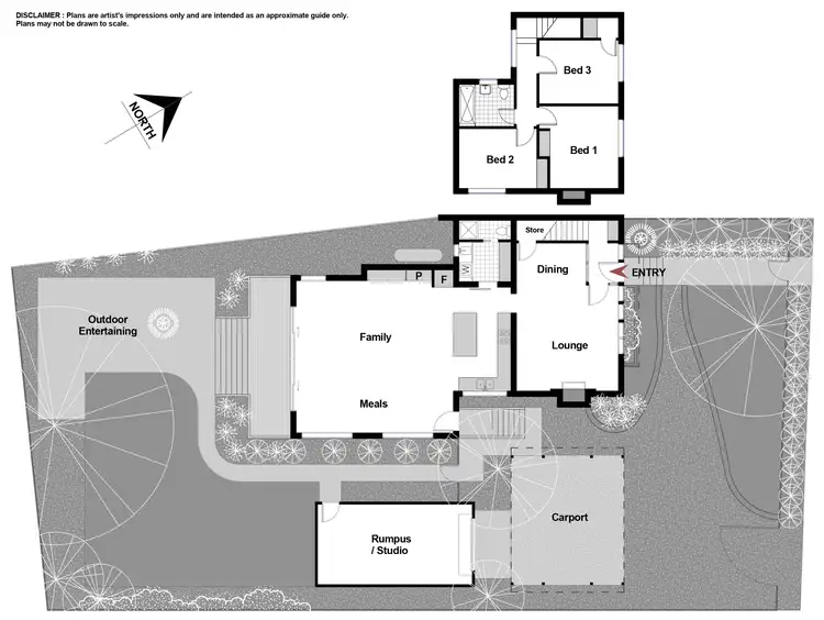Floorplan of Homely semi-detached listing, 10 Boolimba Crescent, Narrabundah ACT 2604