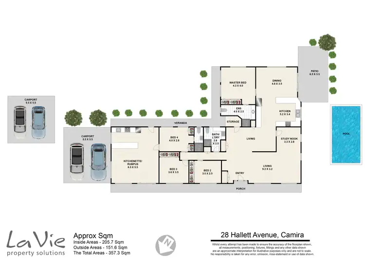 Floorplan of Homely house listing, 24-32 Hallett Avenue, Camira QLD 4300