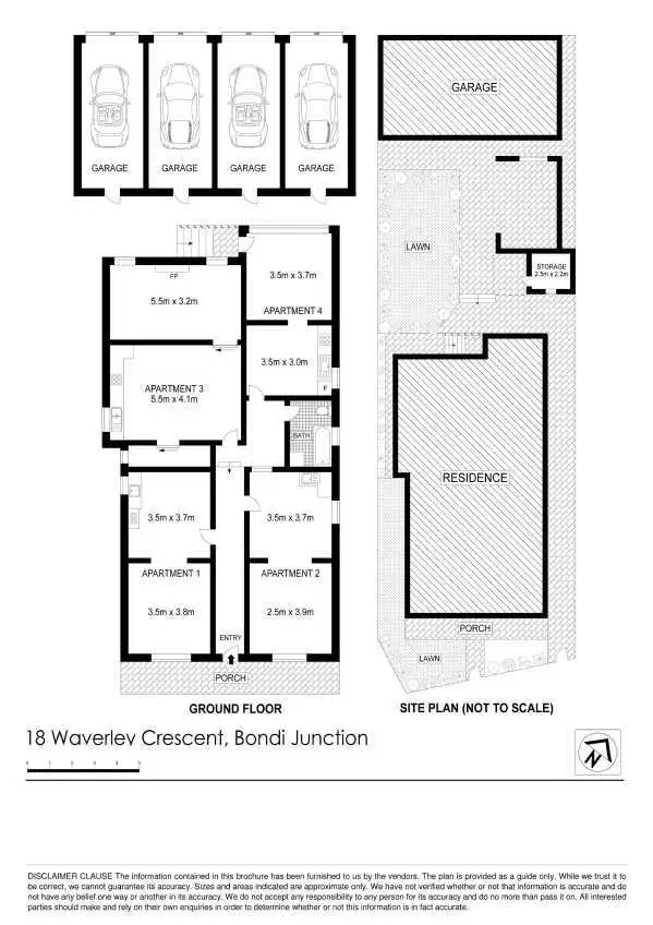 Floorplan of Homely house listing, 18 Waverley Crescent, Bondi Junction NSW 2022