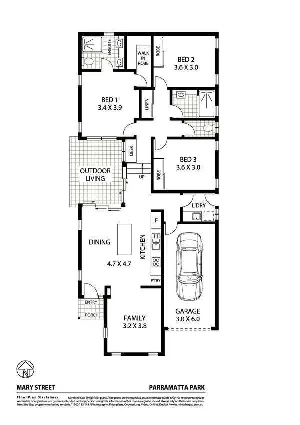 Floorplan of Homely house listing, 25 Mary Street, Parramatta Park QLD 4870