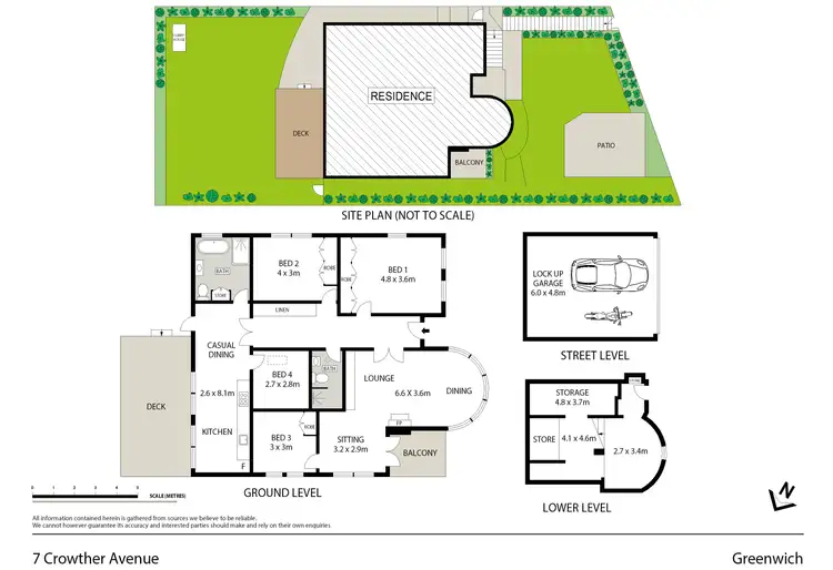 Floorplan of Homely house listing, 7 Crowther Avenue, Greenwich NSW 2065