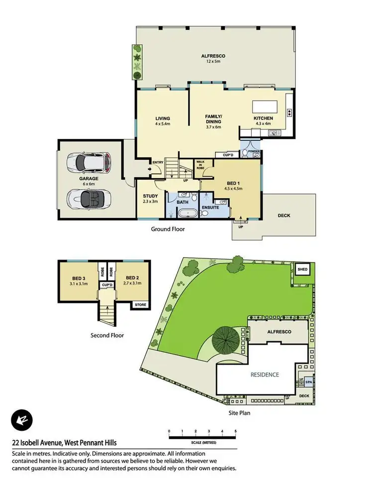 Floorplan of Homely house listing, 22 Isobell Avenue, West Pennant Hills NSW 2125
