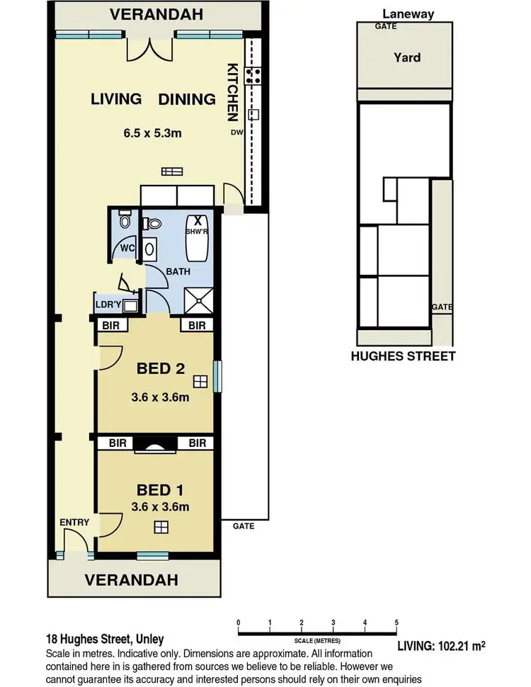 Floorplan of Homely house listing, 18 Hughes Street, Unley SA 5061
