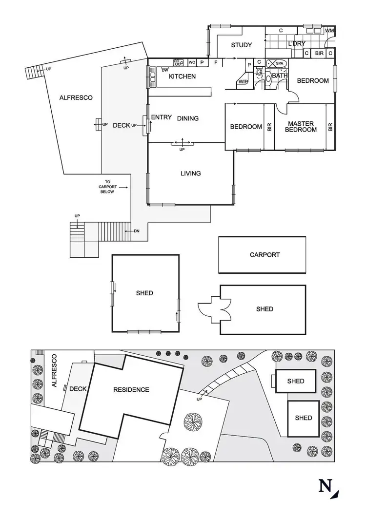 Floorplan of Homely house listing, 123 Lambert Street, Diamond Creek VIC 3089