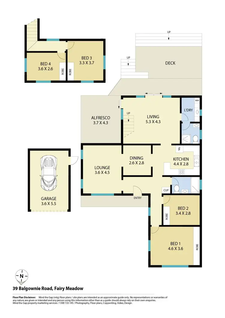 Floorplan of Homely house listing, 39 Balgownie Road, Fairy Meadow NSW 2519