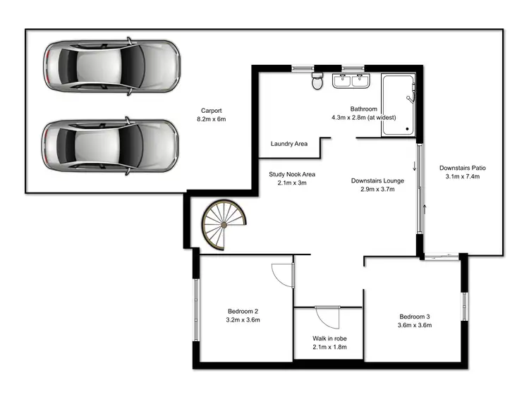 Floorplan of Homely house listing, 34 Michel Road, Scarborough QLD 4020