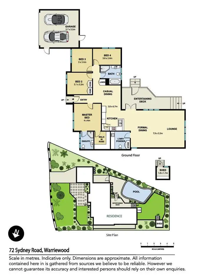 Floorplan of Homely house listing, 72 Sydney Road, Warriewood NSW 2102