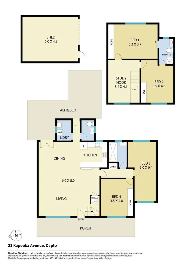 Floorplan of Homely house listing, 23 Kapooka Avenue, Dapto NSW 2530