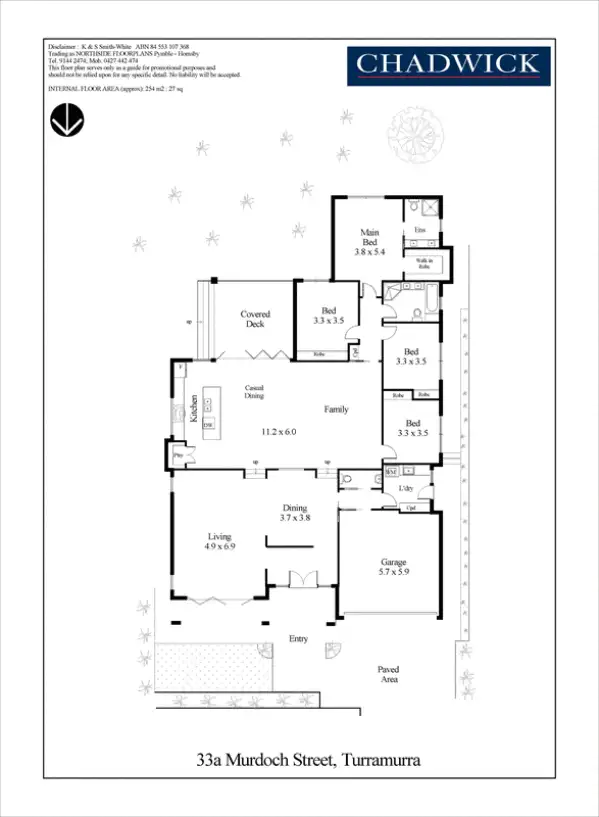 Floorplan of Homely house listing, 33A Murdoch Street, Turramurra NSW 2074