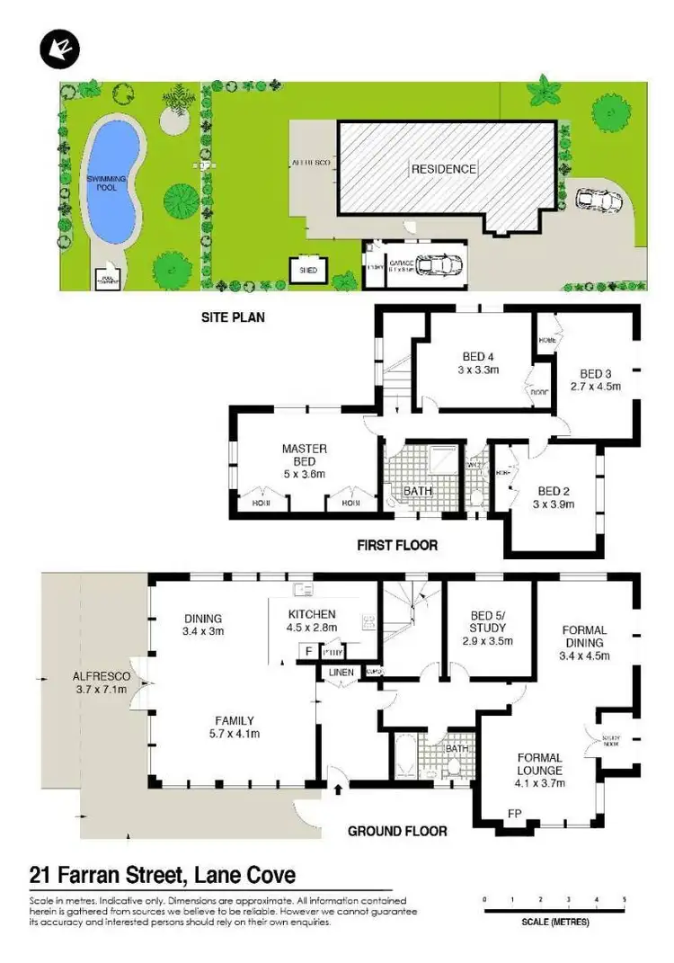 Floorplan of Homely house listing, 21 Farran Street, Lane Cove NSW 2066