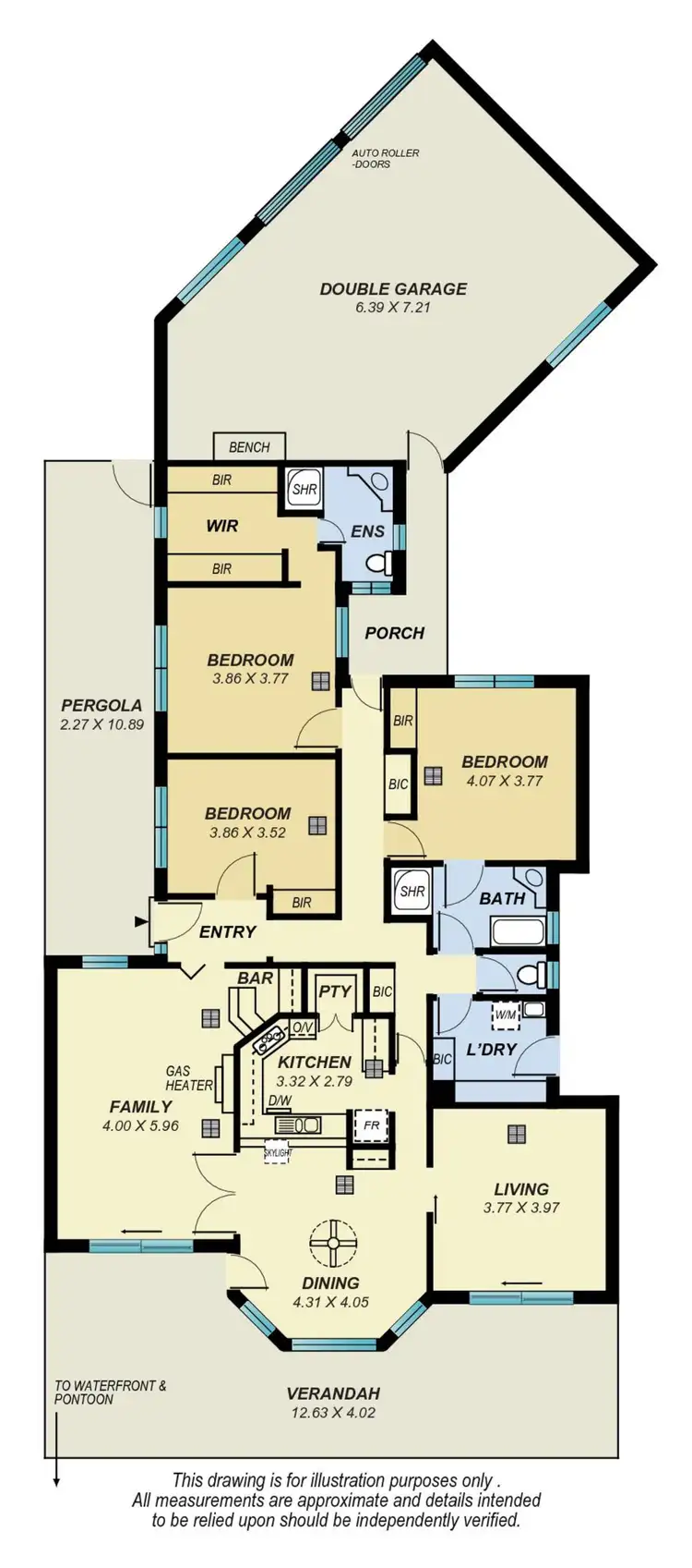 Floorplan of Homely house listing, 5 Capri Close, West Lakes SA 5021