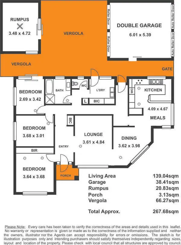 Floorplan of Homely house listing, 5 St Georges Place, Alberton SA 5014