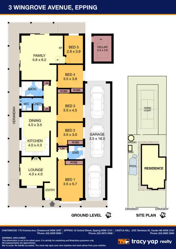 Floorplan of Homely house listing, 3 Wingrove Avenue, Epping NSW 2121