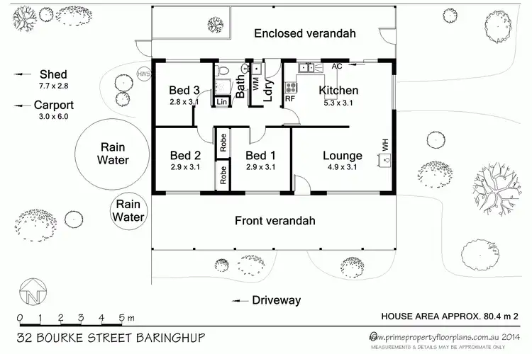 Floorplan of Homely house listing, 32 Burke Street, Baringhup VIC 3463