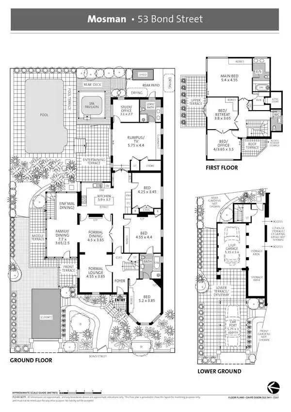 Floorplan of Homely house listing, 53 Bond Street, Mosman NSW 2088
