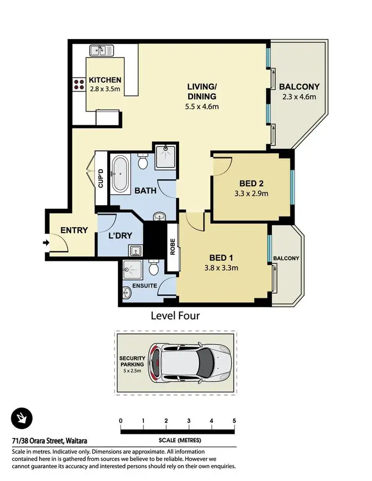 Floorplan of Homely unit listing, 71/38 Orara Street, Waitara NSW 2077