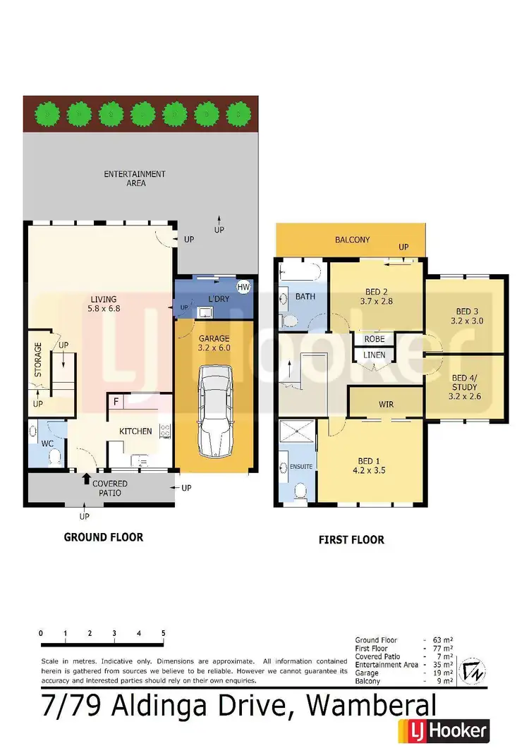 Floorplan of Homely townhouse listing, 7/79 Aldinga Drive, Wamberal NSW 2260