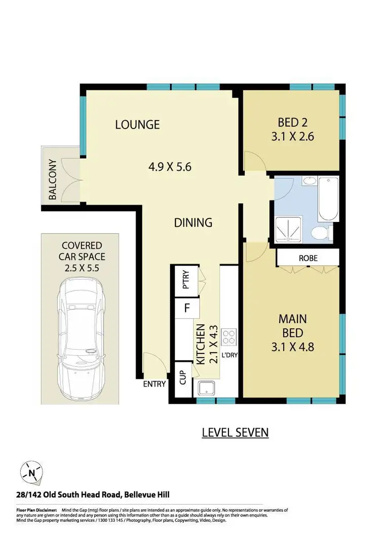 Floorplan of Homely apartment listing, 28/142 Old South Head Road, Bellevue Hill NSW 2023