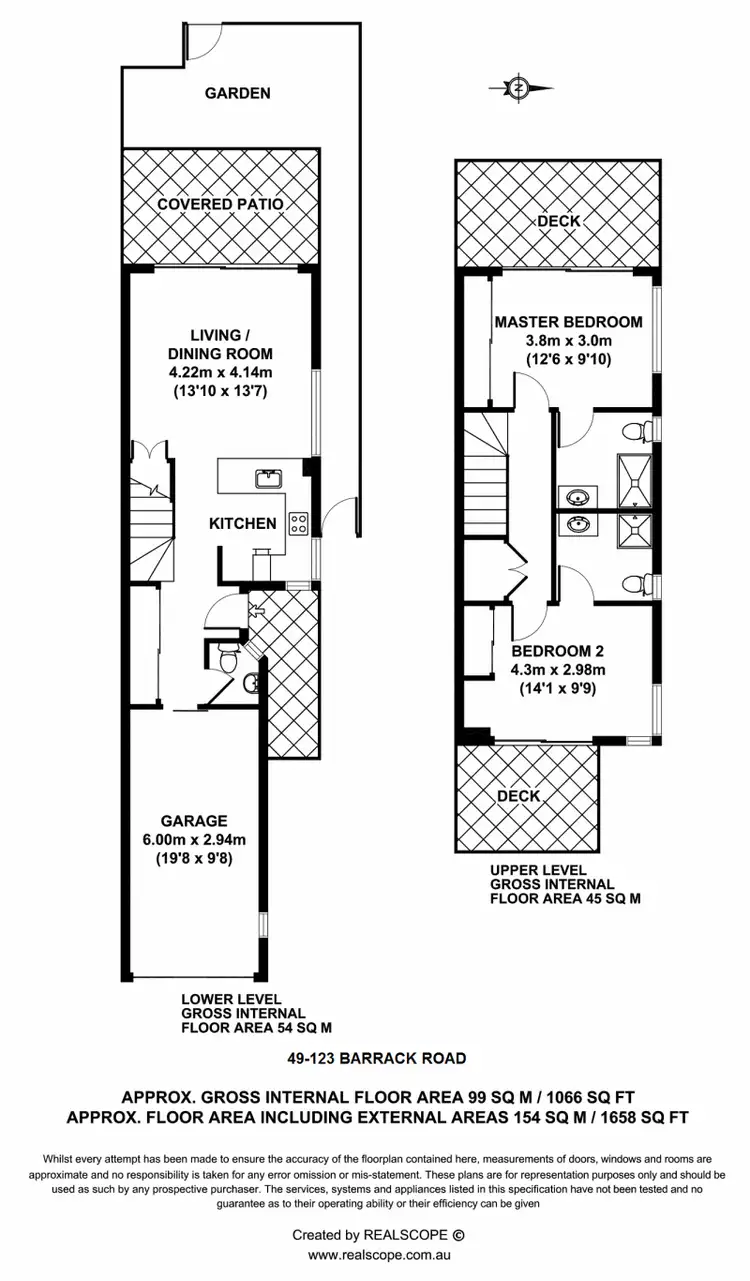 Floorplan of Homely townhouse listing, 49/123 Barrack Road, Murarrie QLD 4172