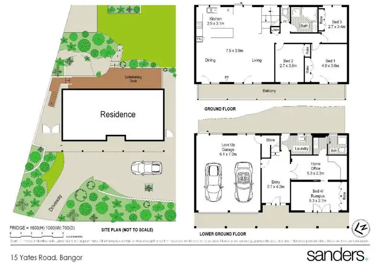 Floorplan of Homely house listing, 15 Yates Road, Bangor NSW 2234