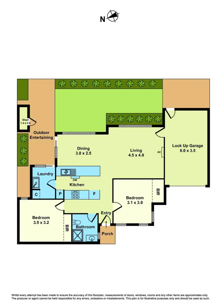 Floorplan of Homely villa listing, 3/2 Lae Street, West Footscray VIC 3012