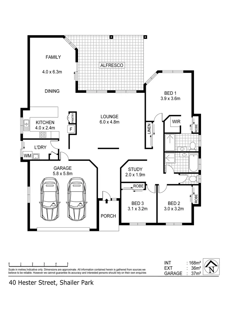 Floorplan of Homely house listing, 40 Hester Street, Shailer Park QLD 4128