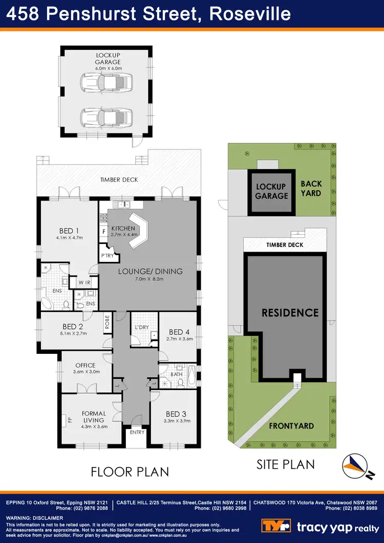 Floorplan of Homely house listing, 458 Penshurst Street, Roseville NSW 2069