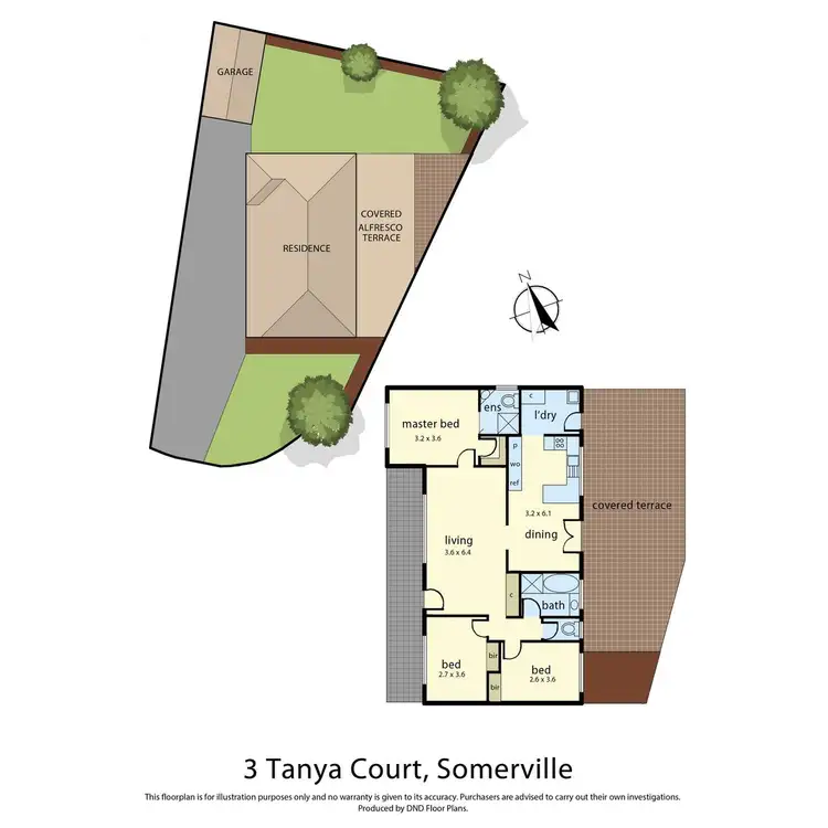 Floorplan of Homely house listing, 3 Tanya Court, Somerville VIC 3912