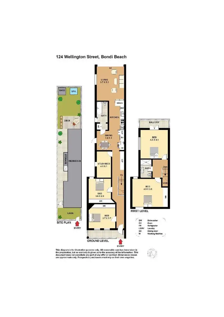 Floorplan of Homely house listing, 124 Wellington Street, Bondi Beach NSW 2026