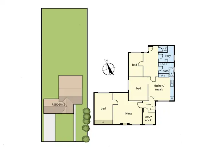 Floorplan of Homely house listing, 107 Herbert Street, Dandenong VIC 3175