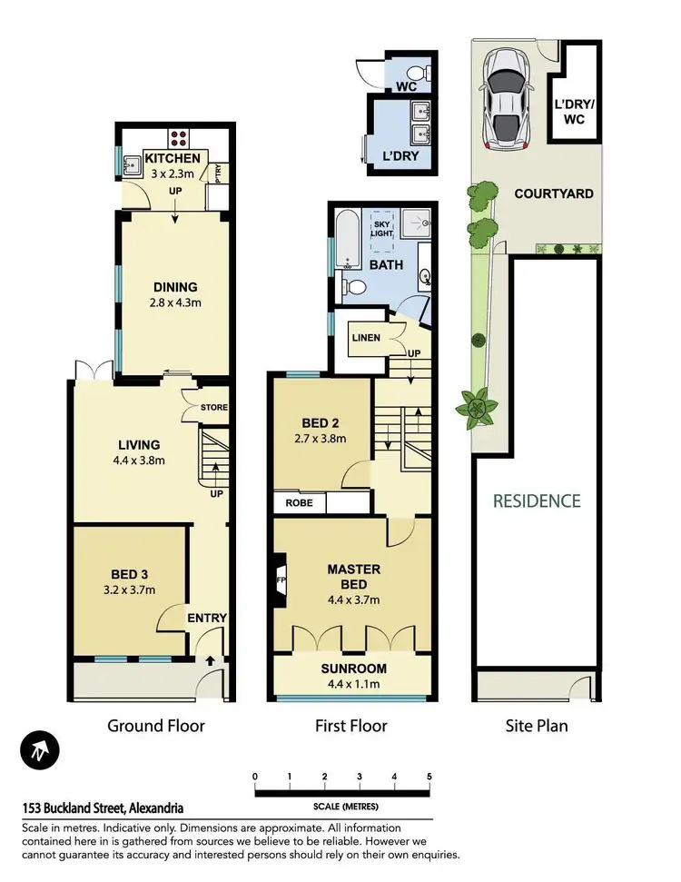 Floorplan of Homely house listing, 153 Buckland Street, Alexandria NSW 2015