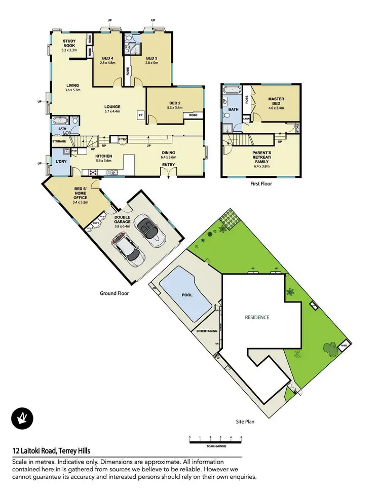Floorplan of Homely house listing, 12 Laitoki Road, Terrey Hills NSW 2084
