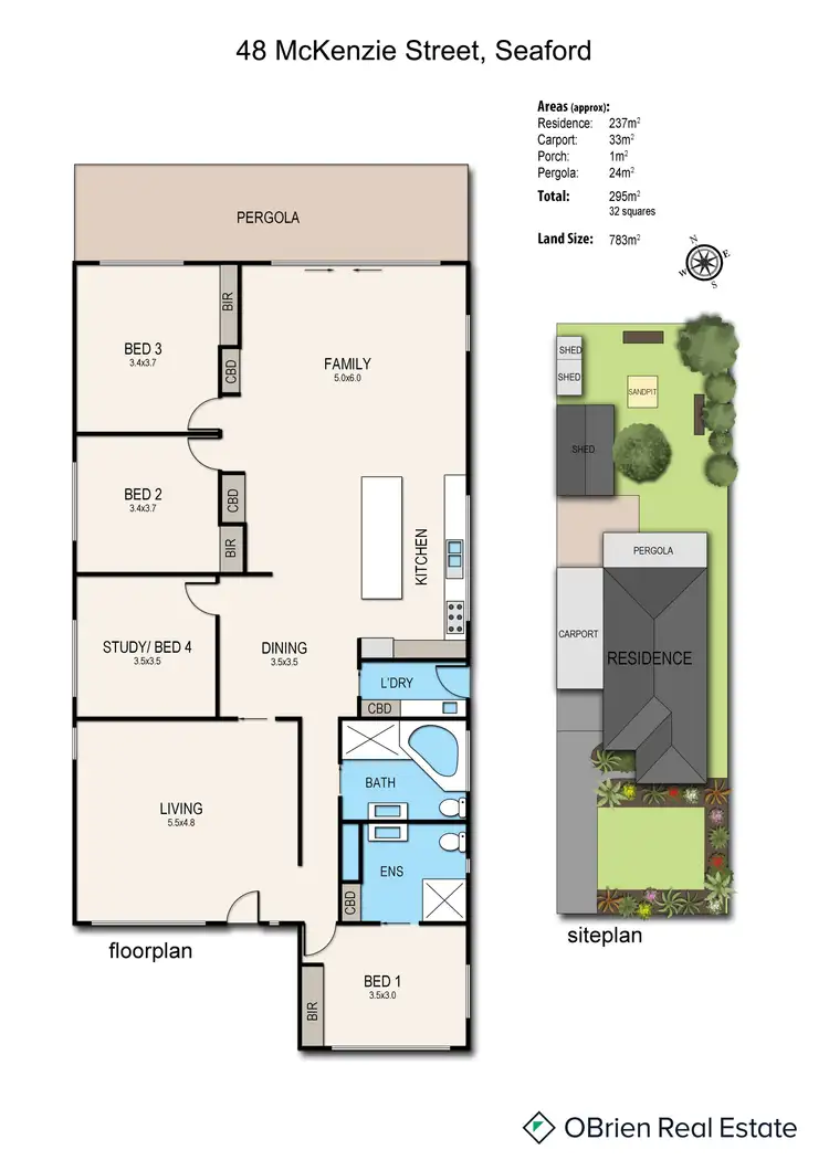 Floorplan of Homely house listing, 48 McKenzie Street, Seaford VIC 3198
