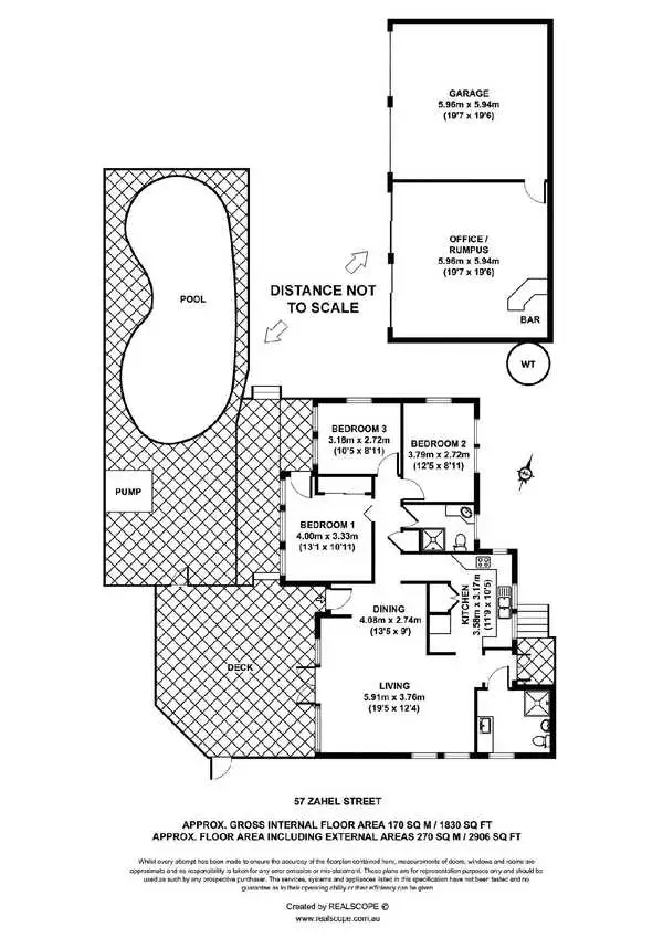 Floorplan of Homely house listing, 57 Zahel Street, Carina QLD 4152