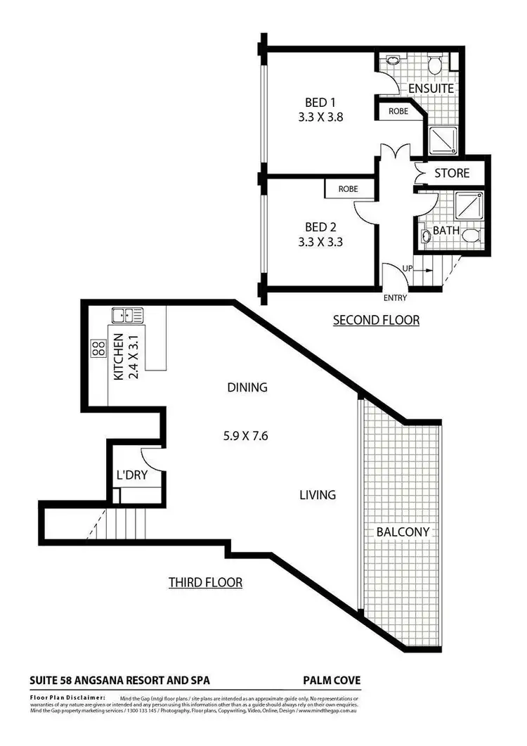 Floorplan of Homely apartment listing, 58/9 Veivers Road, Palm Cove QLD 4879