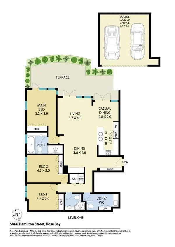 Floorplan of Homely apartment listing, 5/4-6 Hamilton Street, Rose Bay NSW 2029