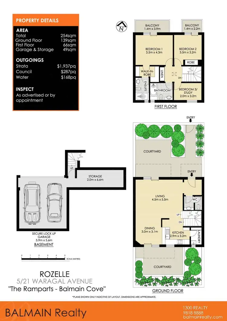 Floorplan of Homely house listing, 5/21 Waragal Avenue, Rozelle NSW 2039
