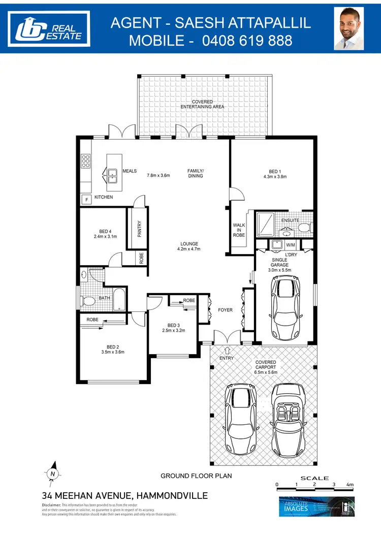 Floorplan of Homely house listing, 34 Meehan Avenue, Hammondville NSW 2170