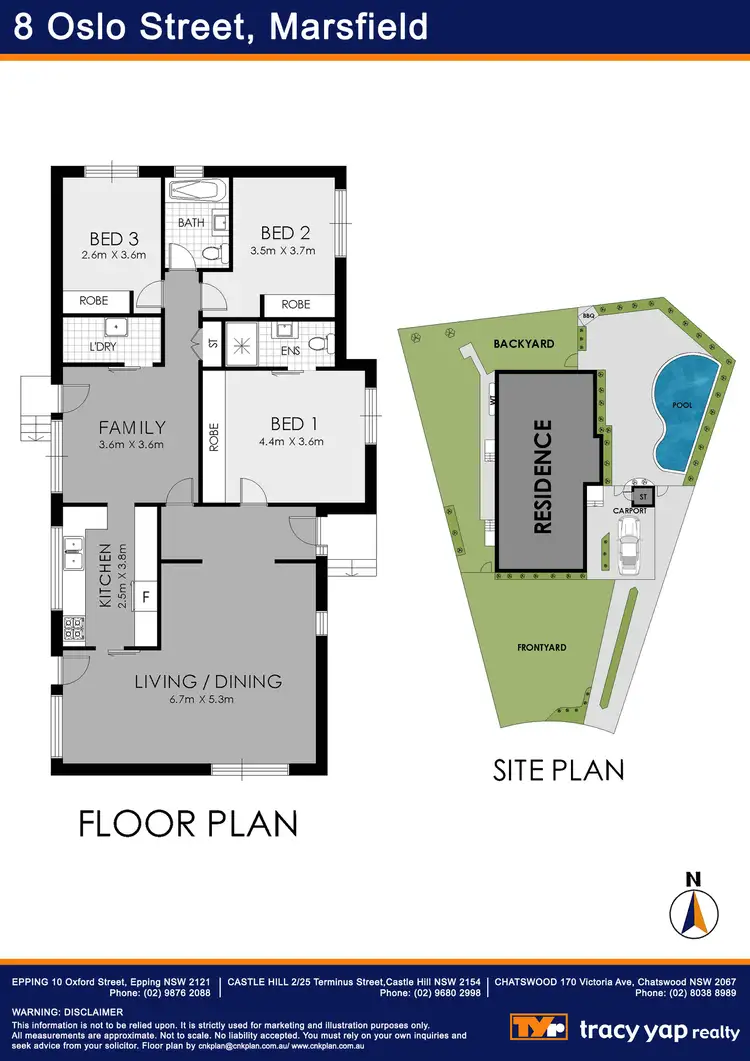 Floorplan of Homely house listing, 8 Oslo Street, Marsfield NSW 2122
