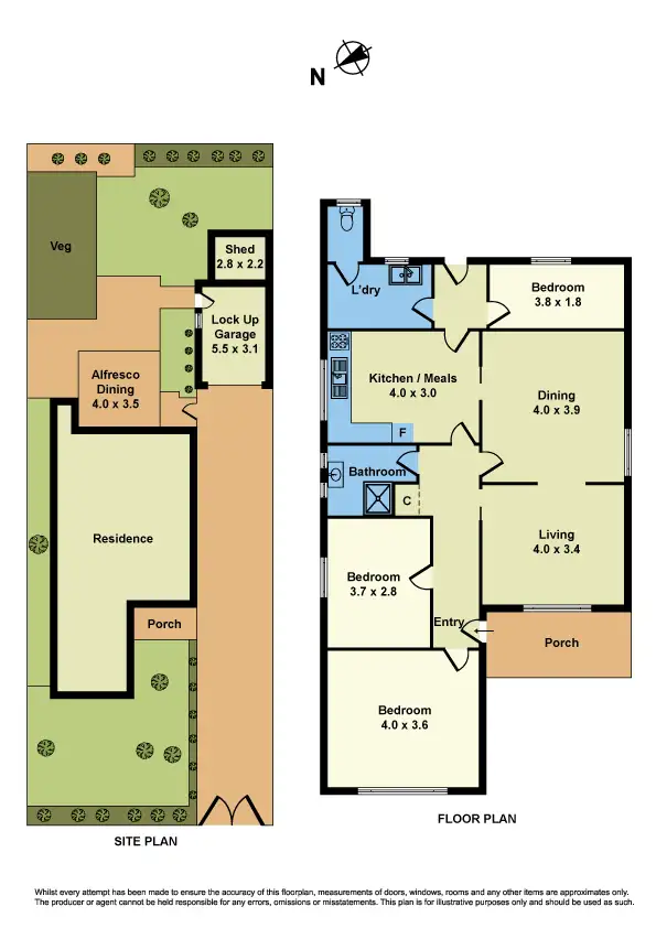 Floorplan of Homely house listing, 9 Highgate Street, Yarraville VIC 3013