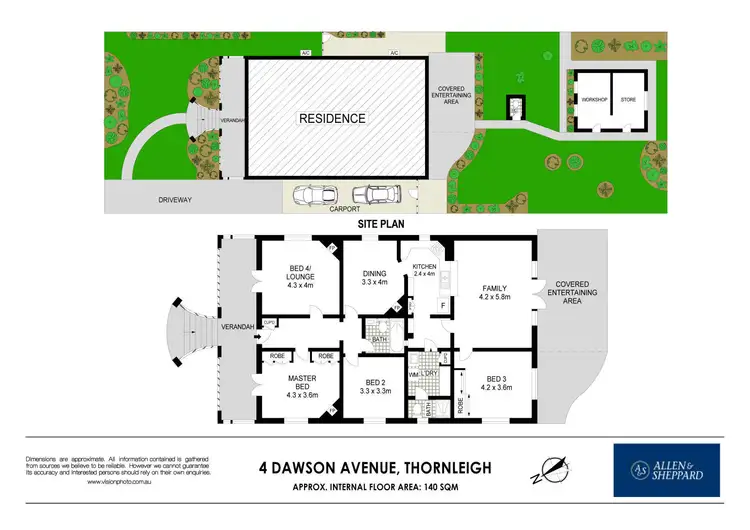 Floorplan of Homely house listing, 4 Dawson Avenue, Thornleigh NSW 2120
