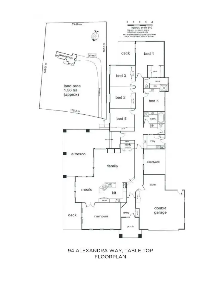 Floorplan of Homely house listing, 94 Alexandra Way, Table Top NSW 2640