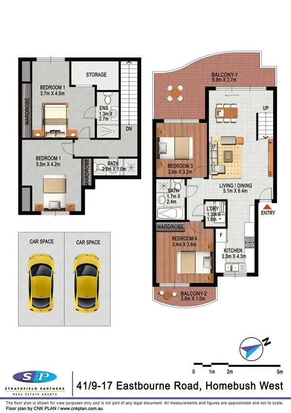 Floorplan of Homely apartment listing, 41/9-17 Eastbourne Road, Homebush West NSW 2140