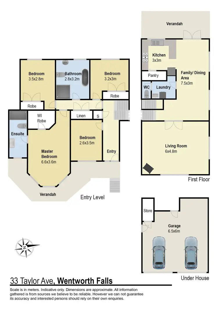 Floorplan of Homely house listing, 33 Taylor Avenue, Wentworth Falls NSW 2782