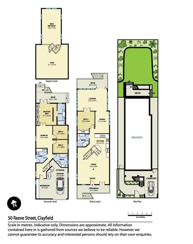 Floorplan of Homely house listing, 50 Reeve Street, Clayfield QLD 4011